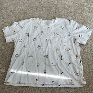 Made well around the world crop tee